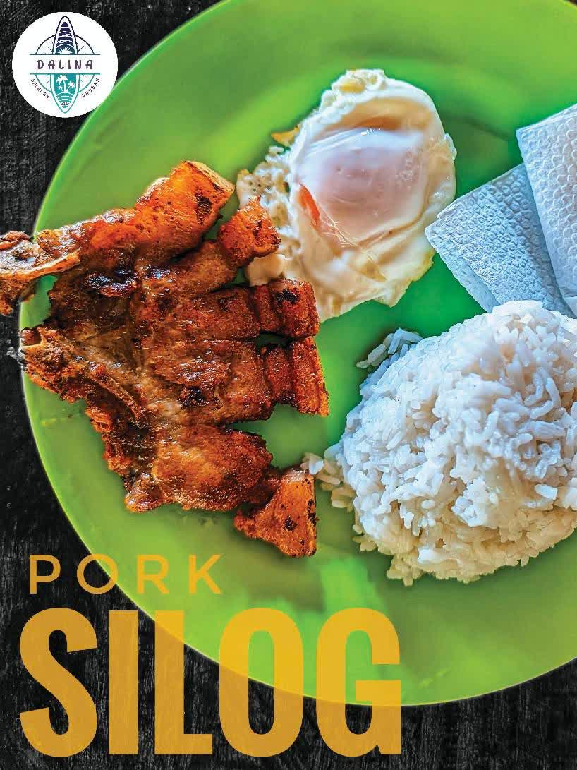 Pork Silog plate with rice, egg, and pork chop
