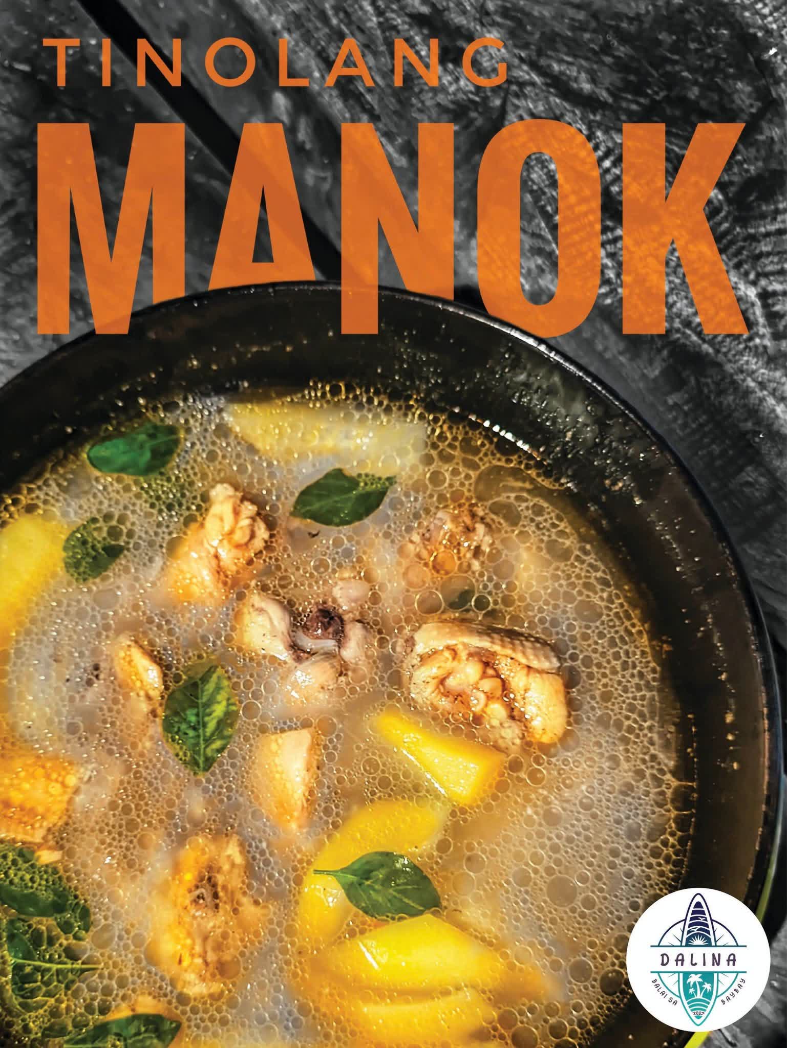 Tinolang Manok ginger soup in a bowl